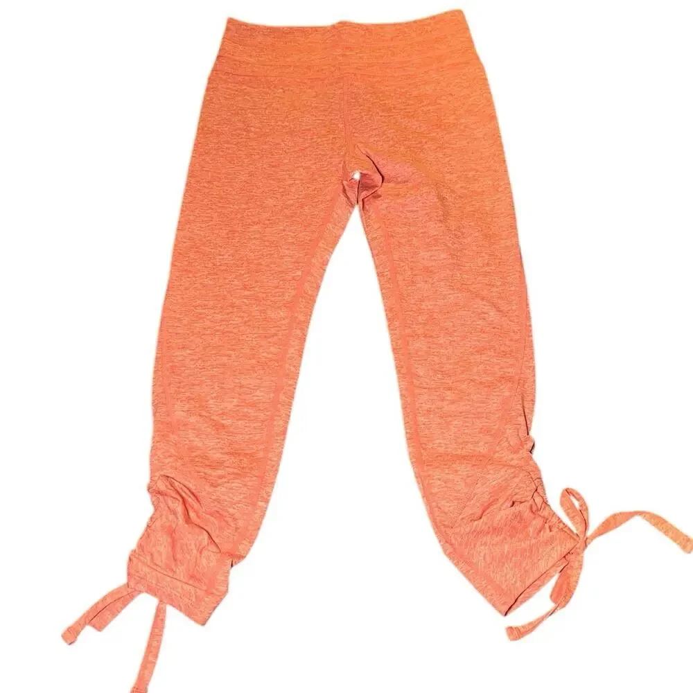 Free People Movement Swerve Lace Side Leggings Pink Womens Small‎ Stretch Gym